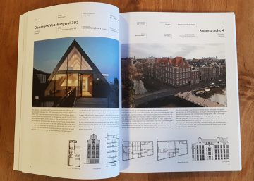Boekpublicatie in Gbeouwd in Amsterdam door Gemeente A,sterdam, architect Maxim Winkelaar.