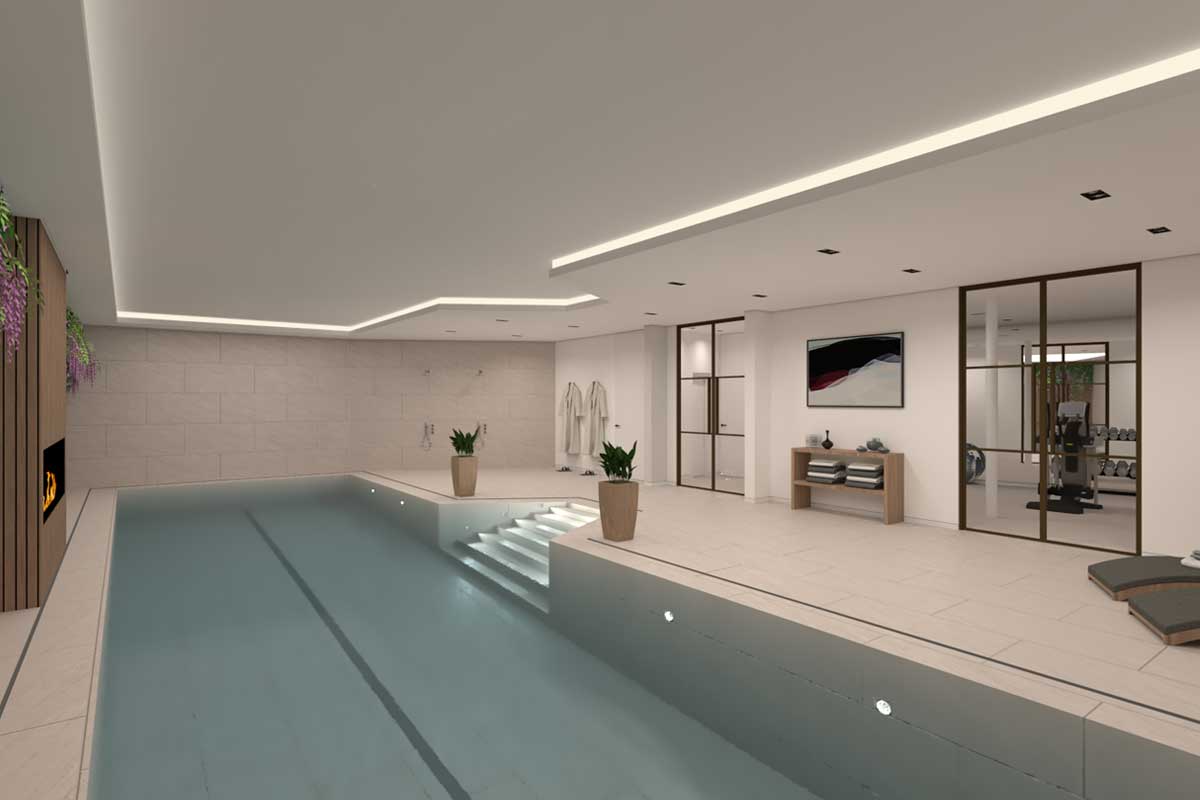 Moderne-witte-villa_Huizen_ Ontwerp voor een nieuwbouwwoning in Huizen door Architect uit Amsterdam Maxim Winkelaar.