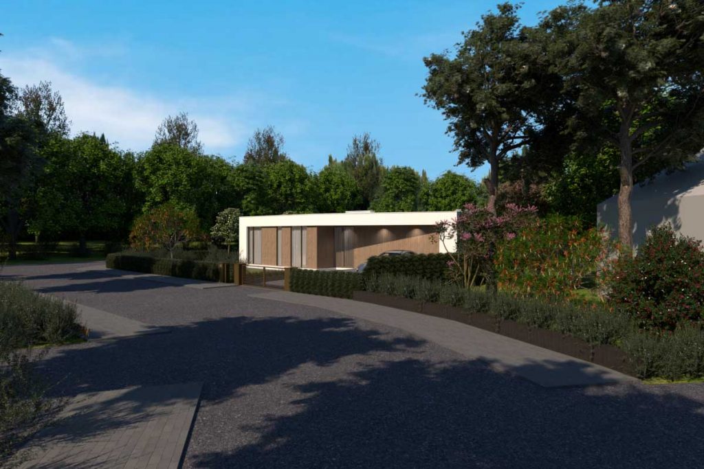 Moderne-witte-villa_Huizen_01 Ontwerp voor een nieuwbouwwoning in Huizen door Architect uit Amsterdam Maxim Winkelaar.