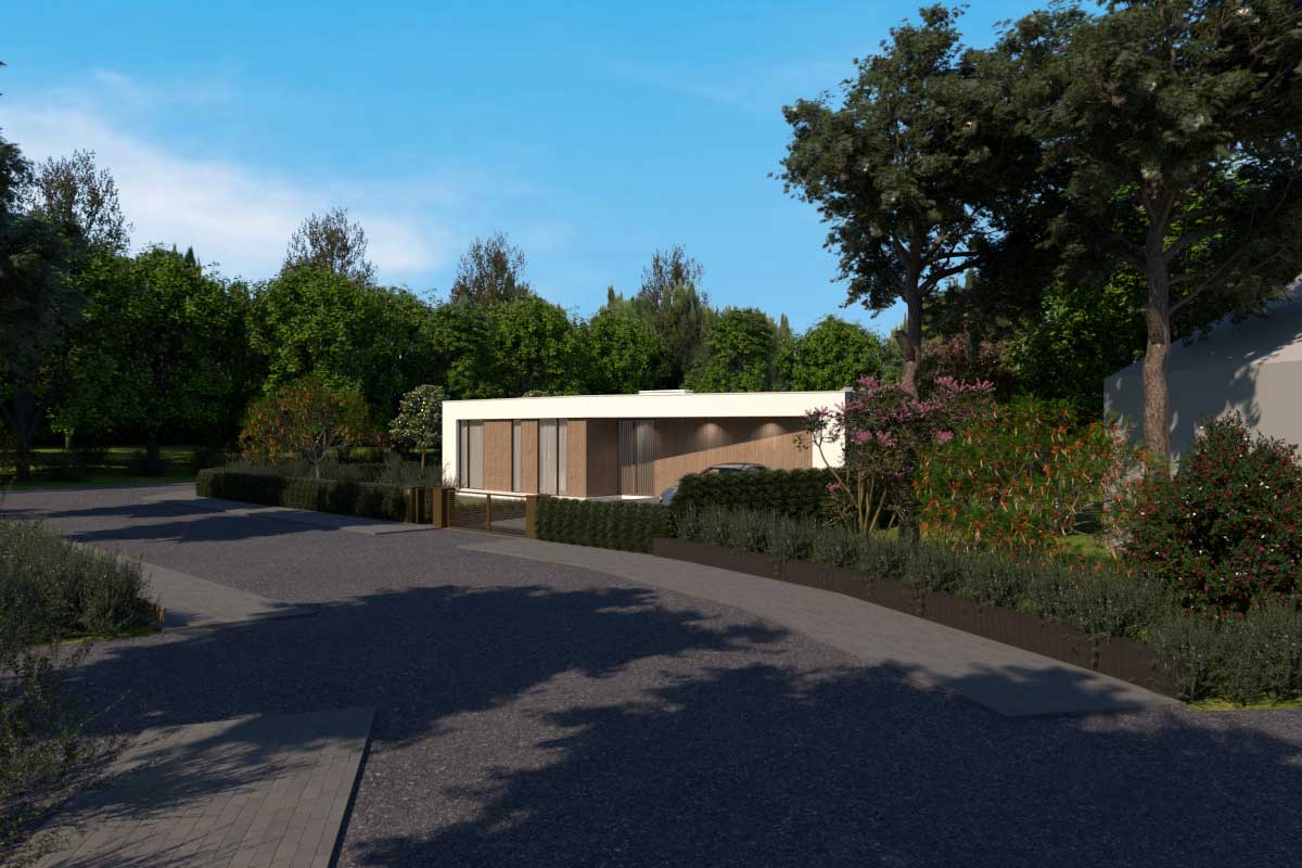 Ontwerp voor een nieuwbouwwoning in Huizen door Architect uit Amsterdam Maxim Winkelaar.