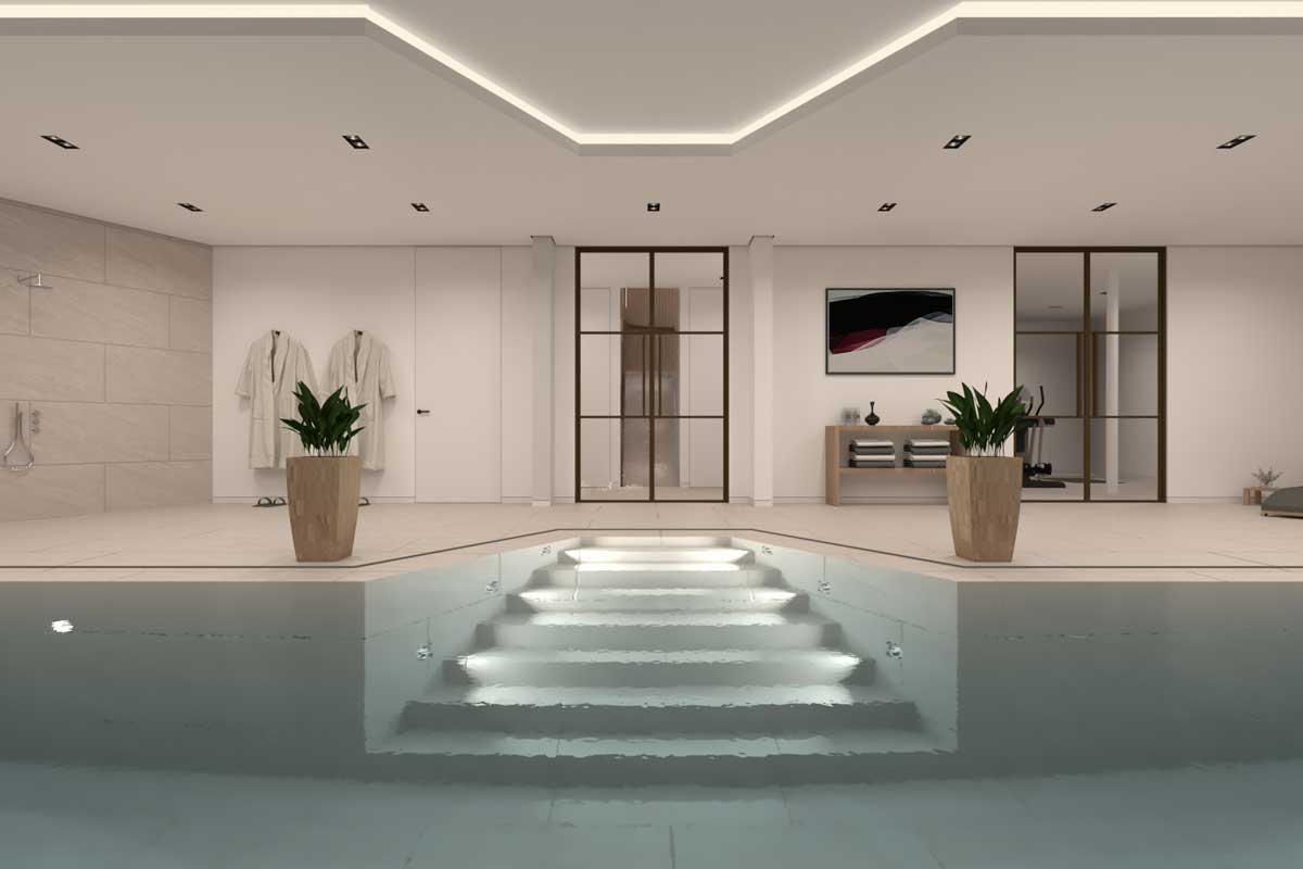 Moderne-witte-villa_Huizen_07 Ontwerp voor een nieuwbouwwoning in Huizen door Architect uit Amsterdam Maxim Winkelaar.