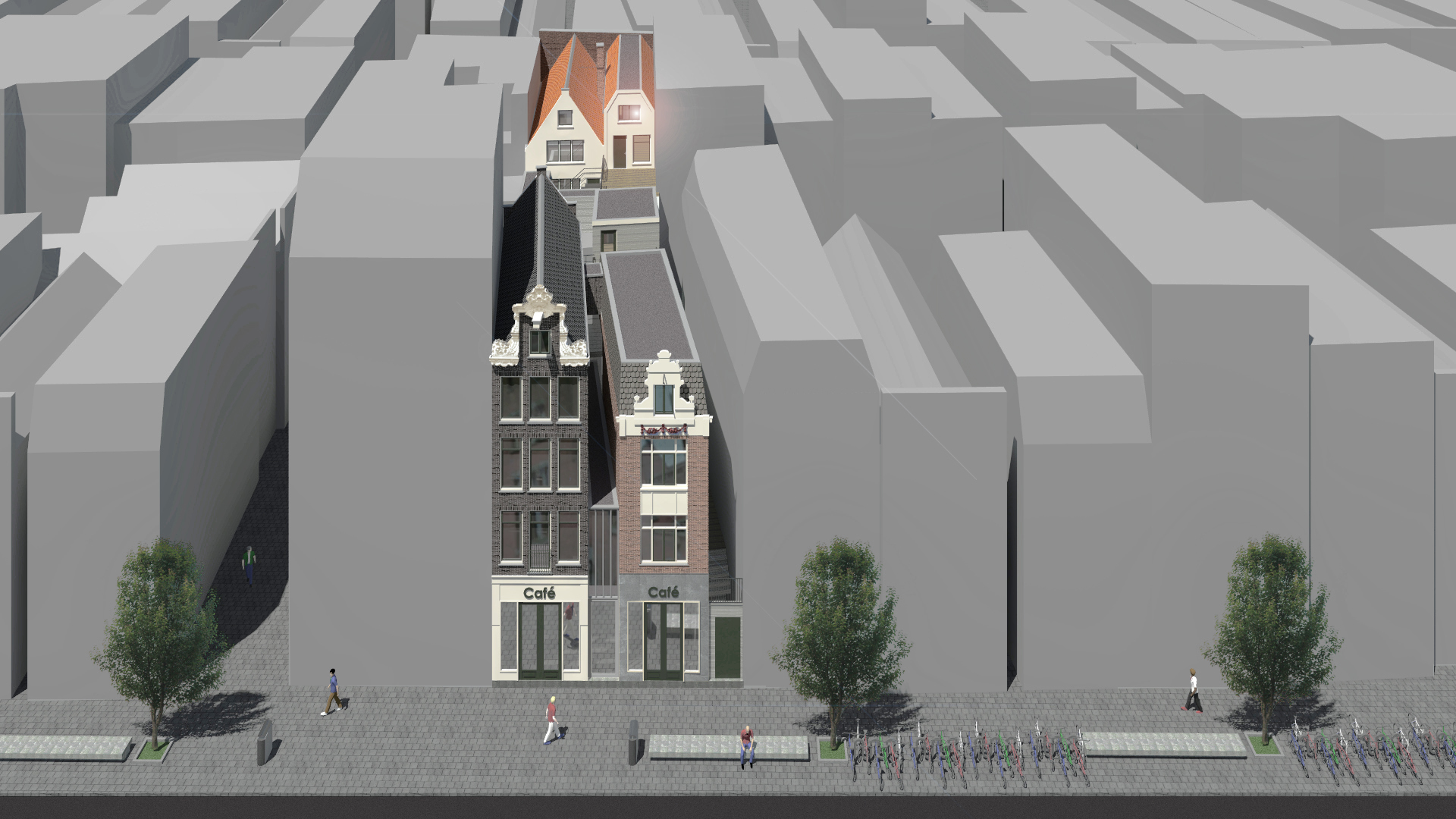 Architect Amsterdam voor renovatie, restauratie en verbouw in het centrum van amsterdam, appartemente, grachtenpanden en hotel.