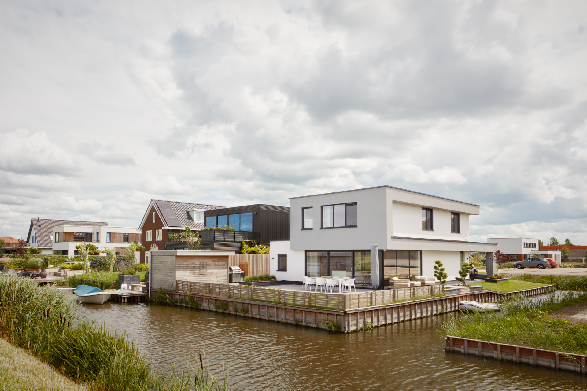 Nieuwbouw vrije kavel rotterdam nesselande door architectenbureau maxim winkelaar uit amsterdam.