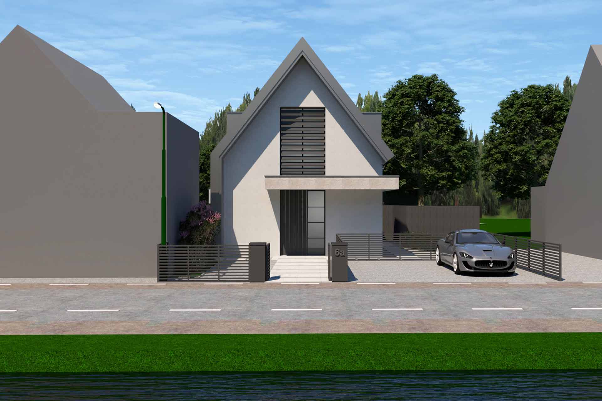 Maxim Winkelaar ontwerpt moderne villa met zwembad en zitkuil in de tuin
